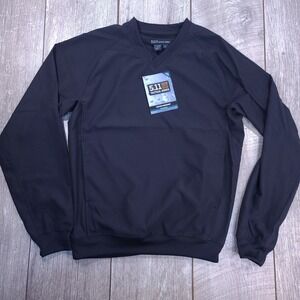 5.11 Tactical Station Windshirt Mens Size XS Fire Navy Water Repellent Pullover